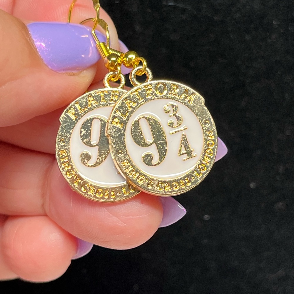 2/20 Gold over Sterling Hogwarts earrings
